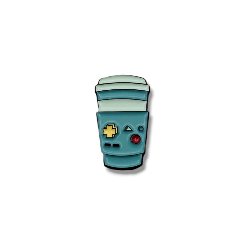 Adventure Time BMO Coffee Cup Pin/Brooch